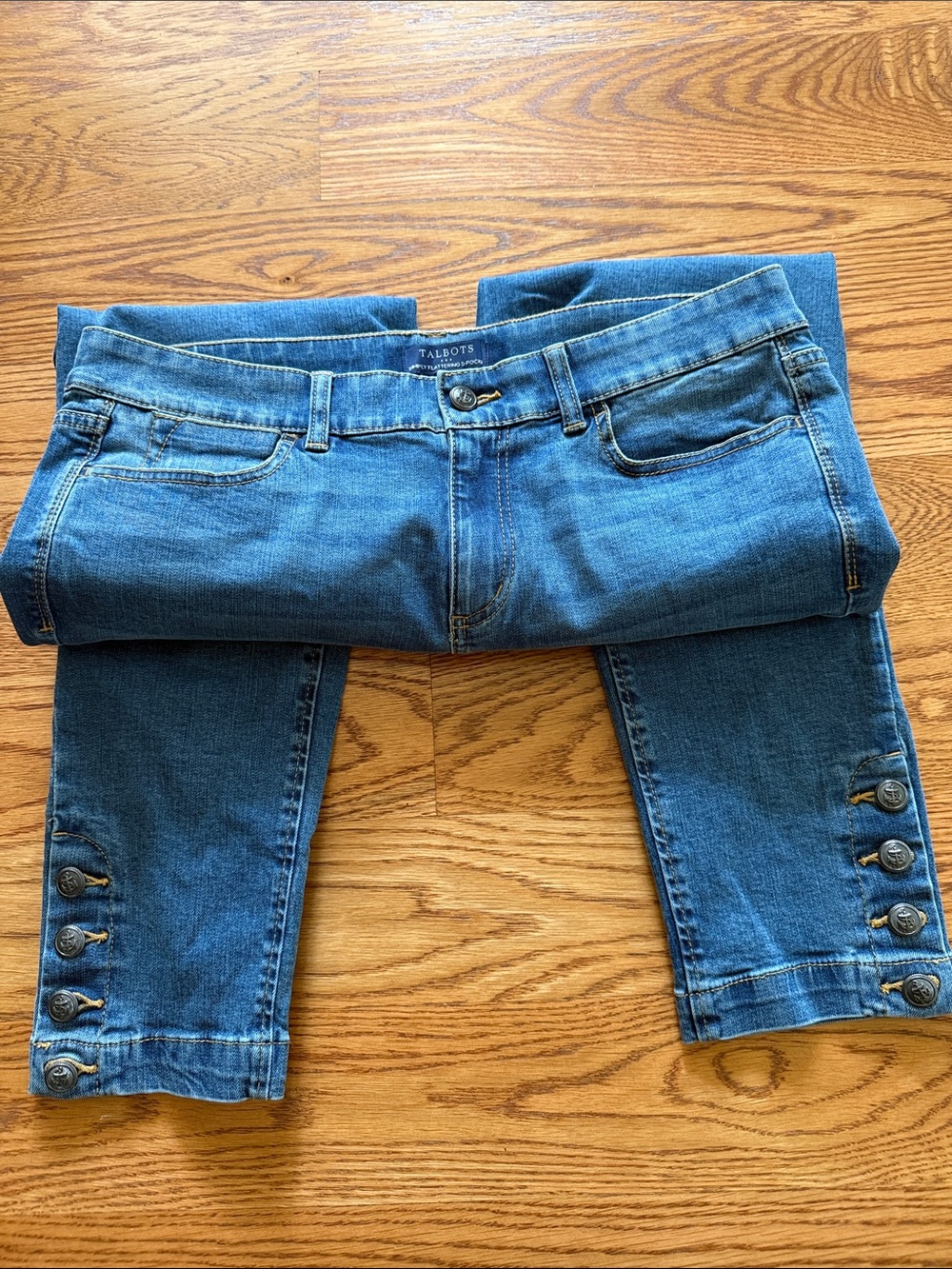 Talbots Medium Blue Denim 5-Pocket Jeans
